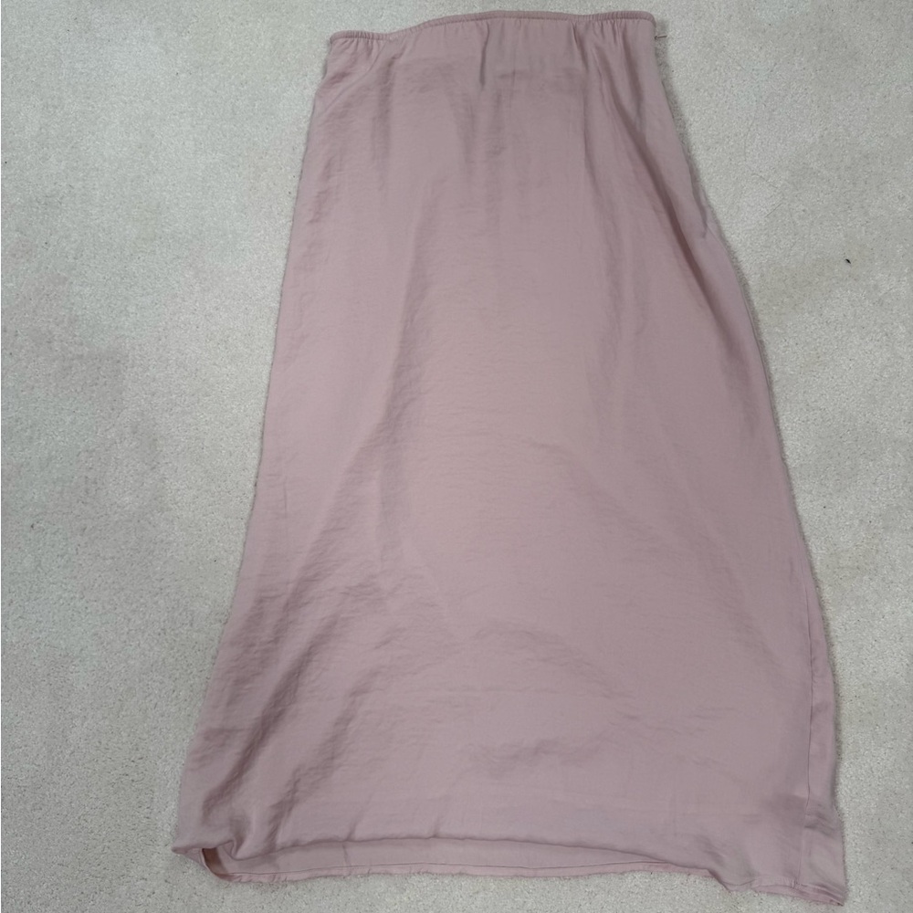 Blush Midi Slip Skirt